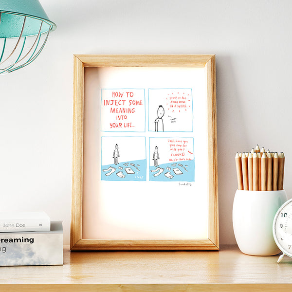 Strip it all Away Print