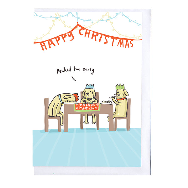 Peaked too early Christmas card