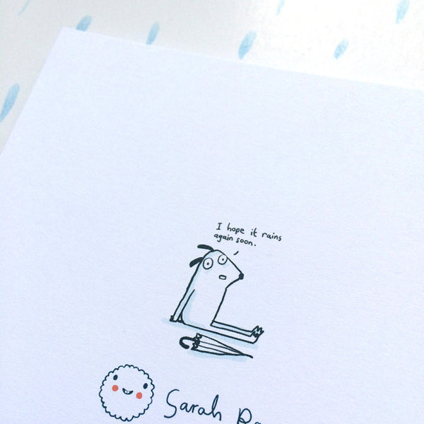 Singing in the Rain Greeting Card