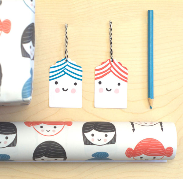 Hair Styles Giftwrap Set