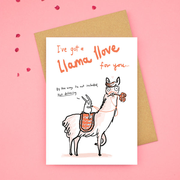 Llama Llove Card