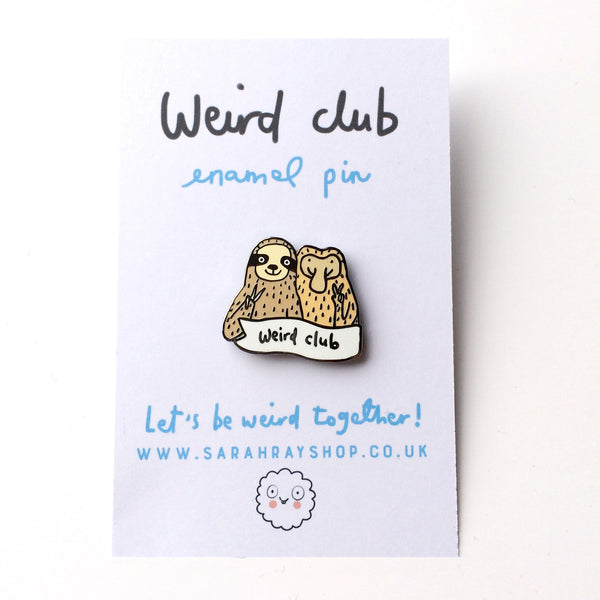 Weird Club Enamel Pin Badge