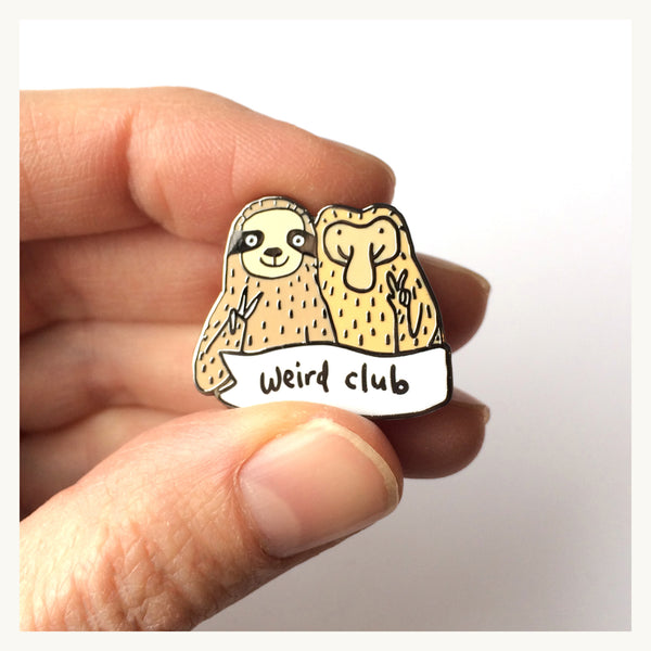 Weird Club Enamel Pin Badge