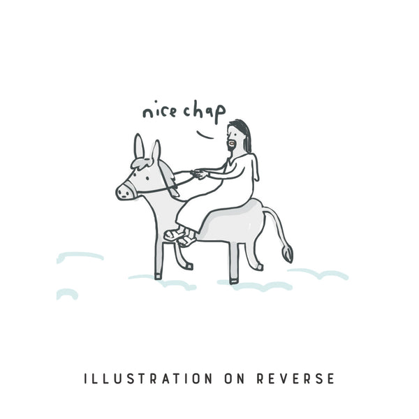 Jesus and Father Christmas Card