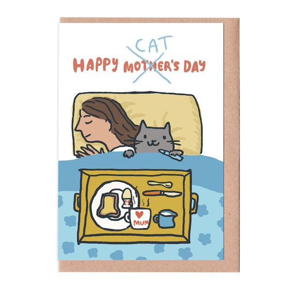 Funny Happy Mother's Day Cat Card