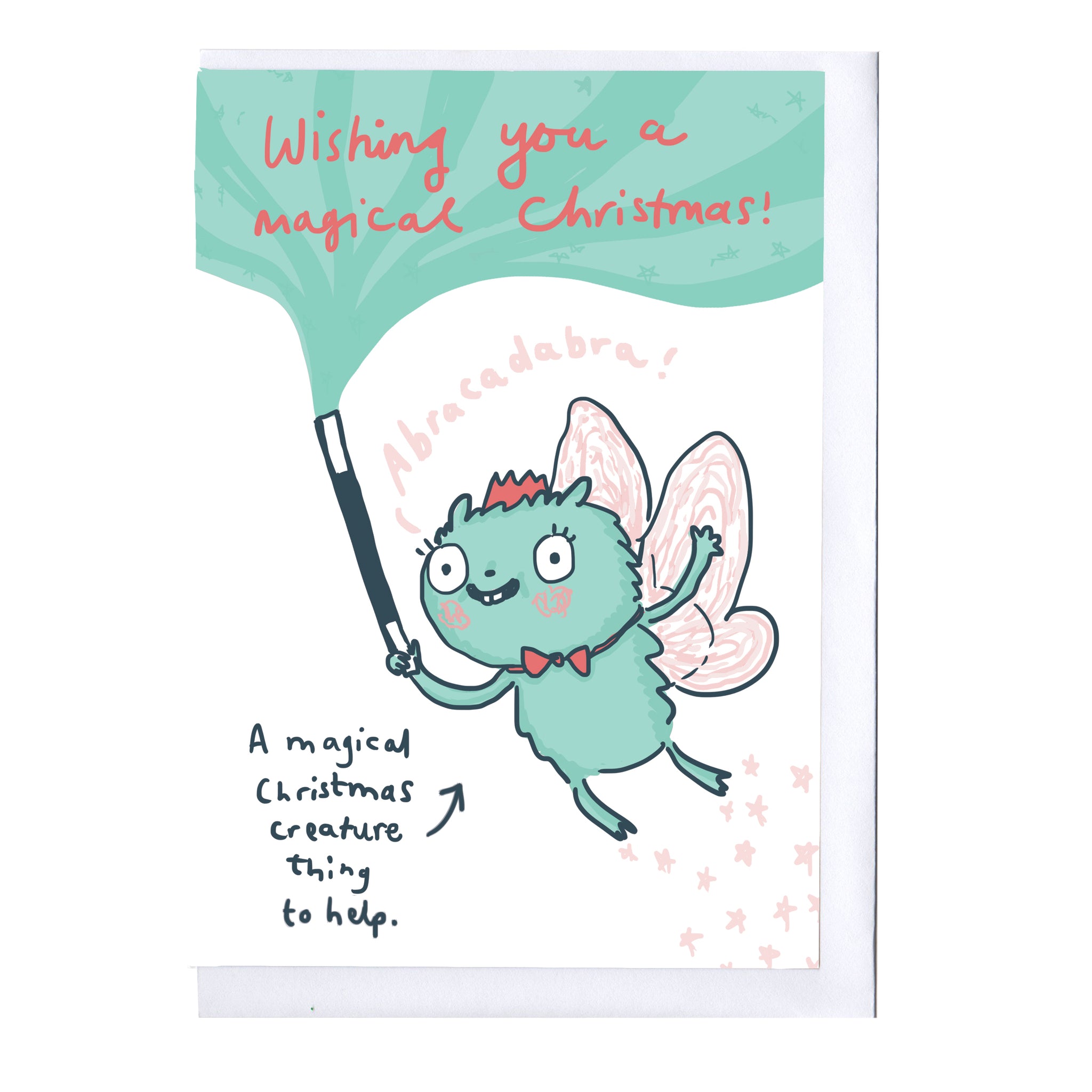 Magical Creature Christmas Card