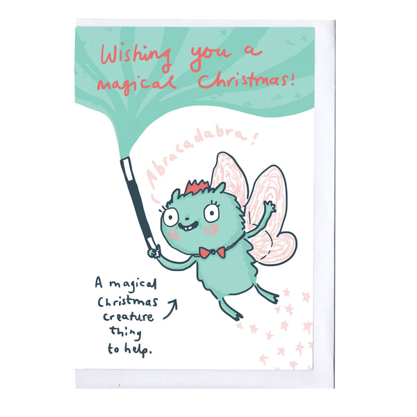 Magical Creature Christmas Card