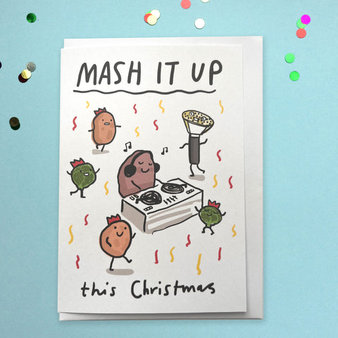 Mash it up Christmas Card