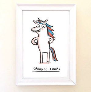 Sparkle Chops Print