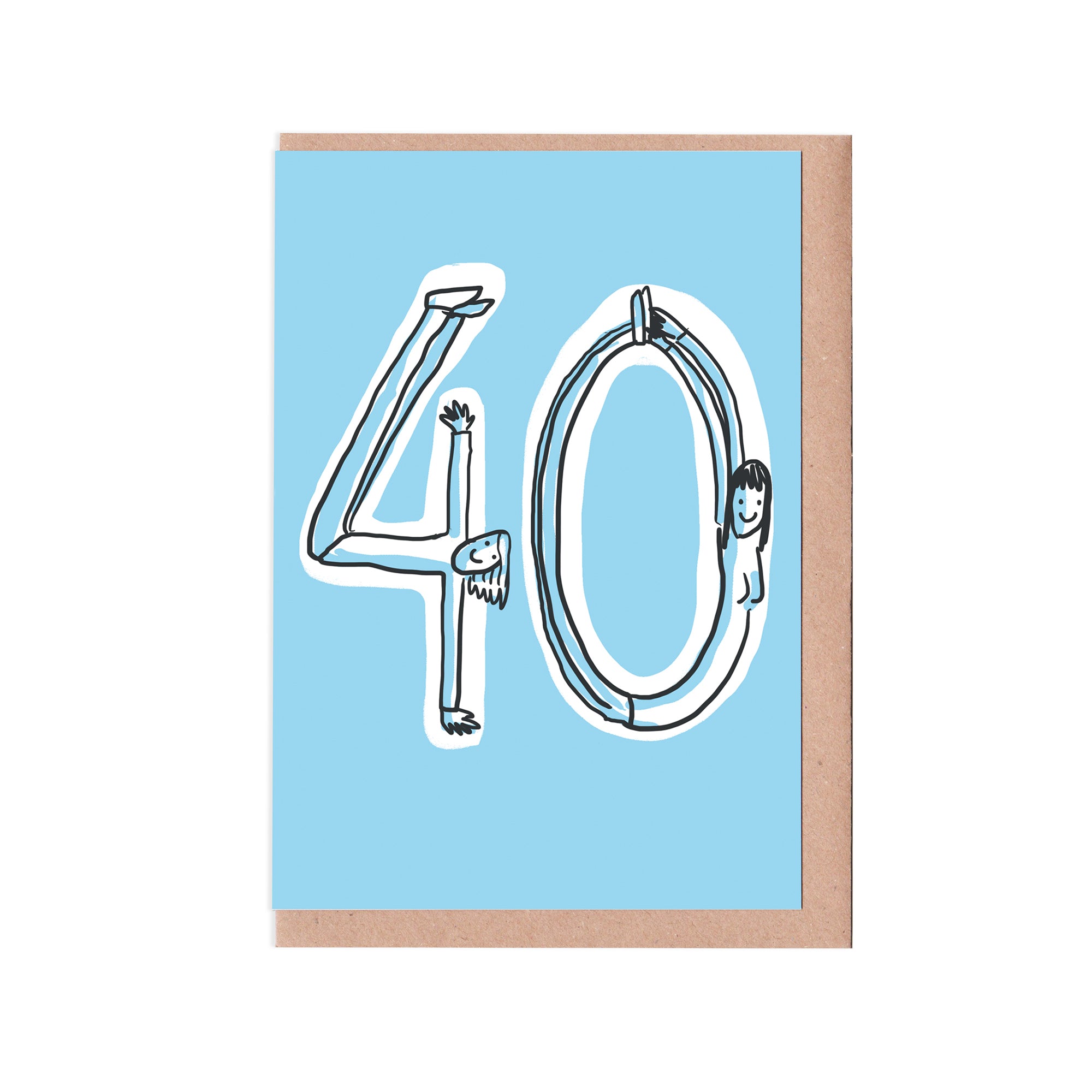 40th birthday woman card