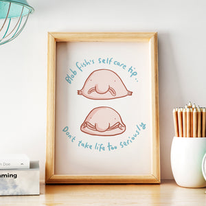 Blob fish print