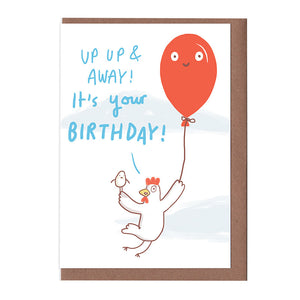 Up up and away! Birthday Card