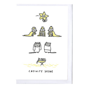 Cativity Christmas Card