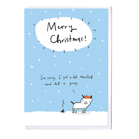 Christmas Poop Card