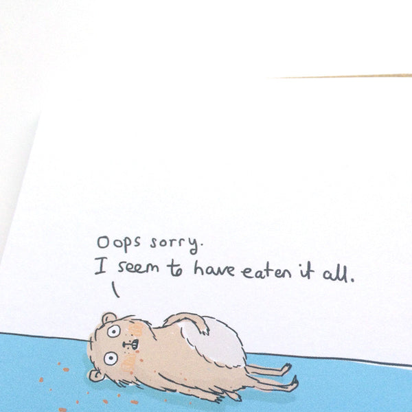 Hafpy Birfday Hamster card