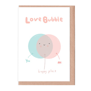 Love Bubble Valentines Card