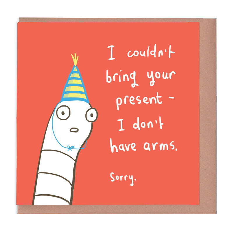 Worm Birthday Card