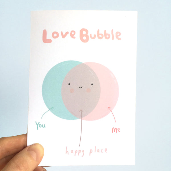 Love Bubble Valentines Card
