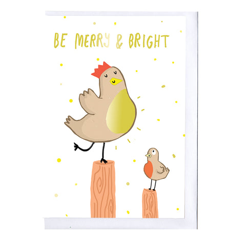 Merry & Bright Foiled Christmas Card