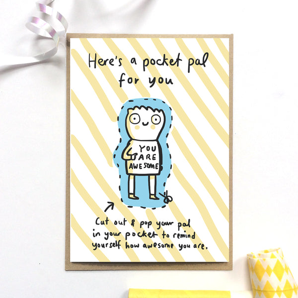 Pocket Pal Friendship Card