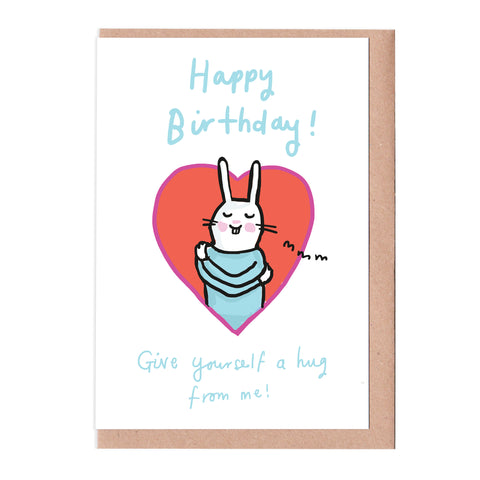 Hug Yourself Birthday Card