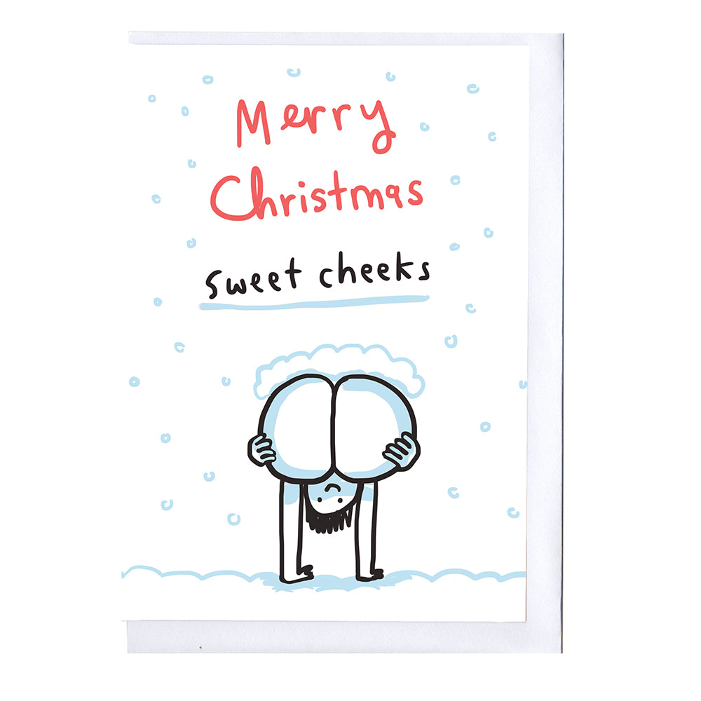 Sweet Cheeks Christmas Card