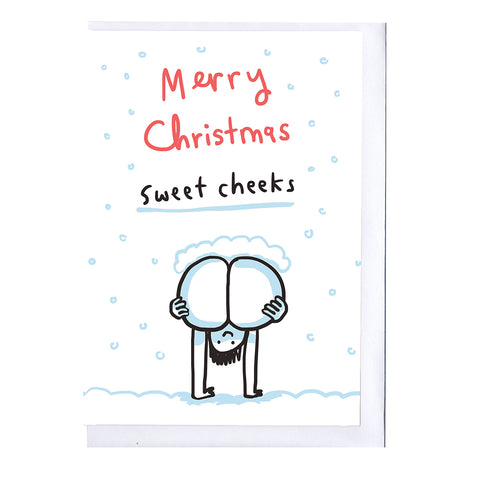 Sweet Cheeks Christmas Card